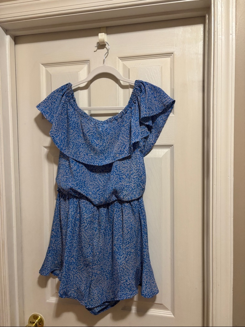 She + Sky Blue Elastic Waist Skirt